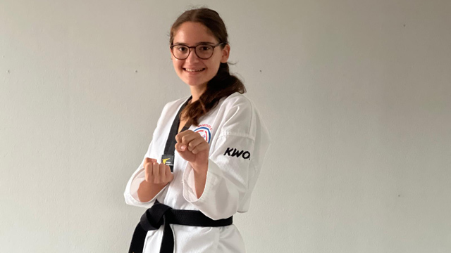 Antonia 1. Dan Taekwondo