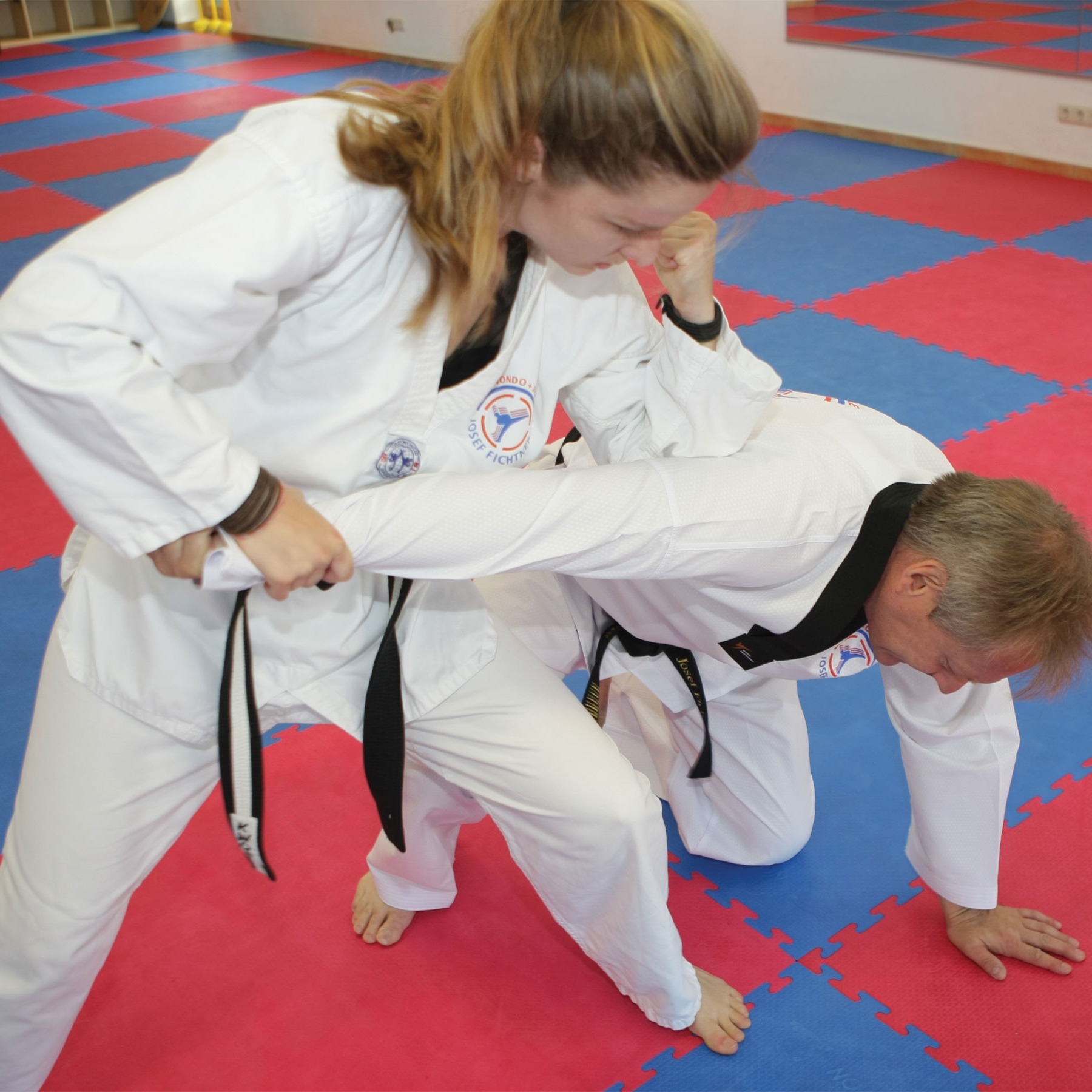 Jiu-Jitsu-Techniken im Taekwondo-Training mit Hebel-, Wurf- und Kontrolltechniken